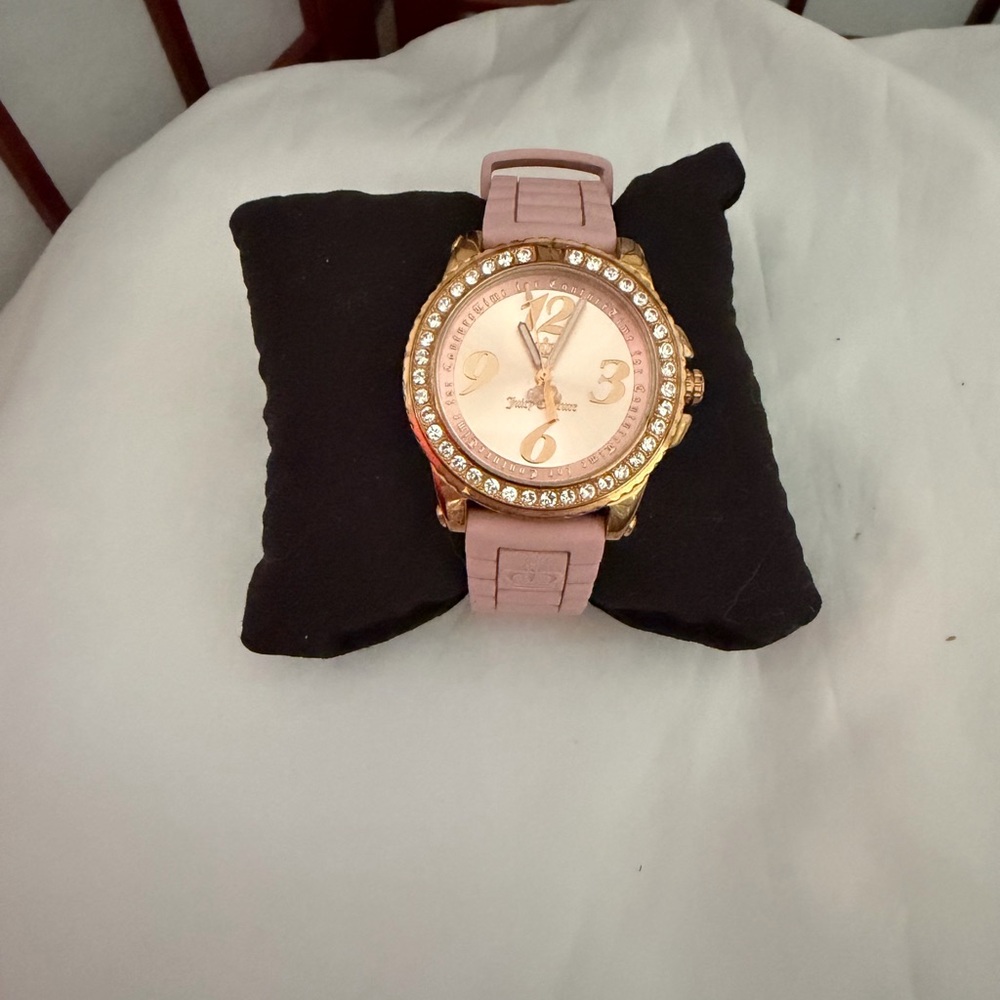 Juicy Couture Blush Pink Watch with Gold Details
